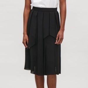 COS Skirt with Geometric Pleats